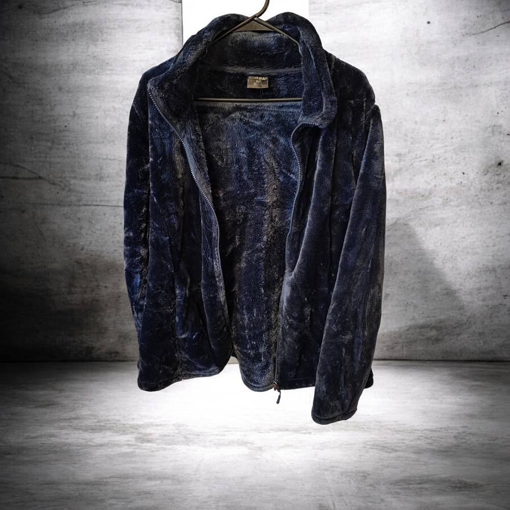 Winter Warmth for Women/ Men Black Fleece Jacket Size XL